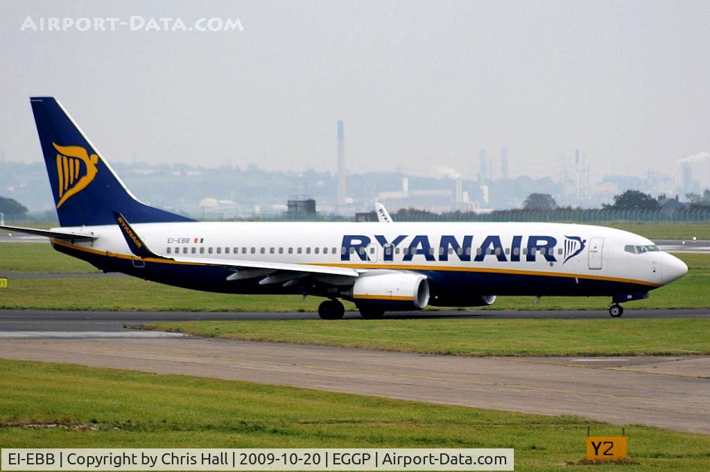 EI-EBB, 2009 Boeing 737-8AS C/N 37519, Ryanair