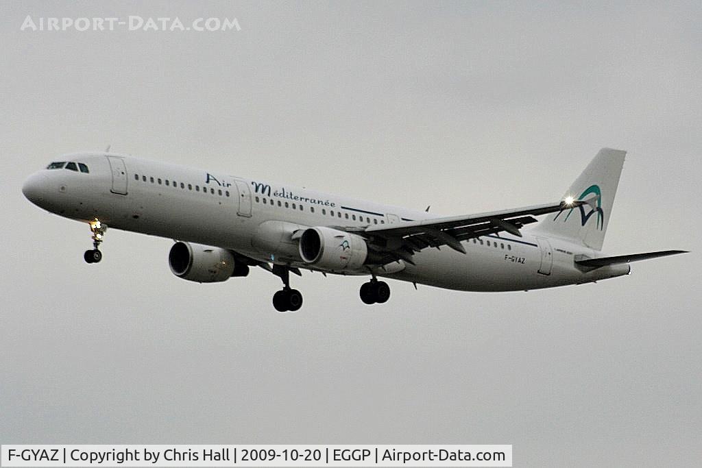 F-GYAZ, 1994 Airbus A321-111 C/N 519, Air Mediterranee