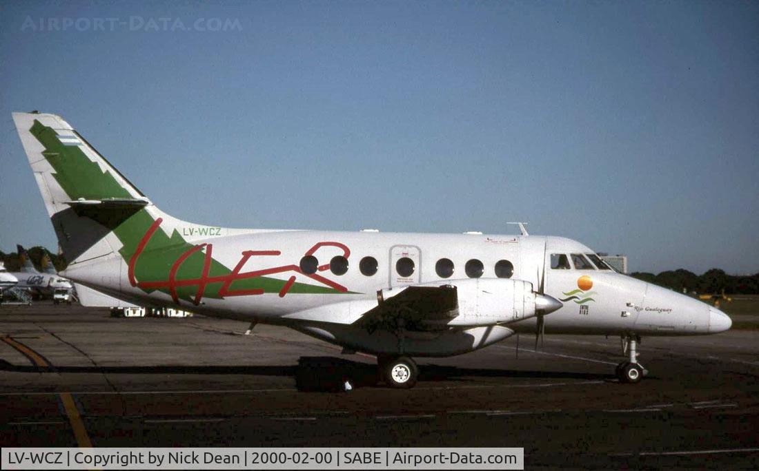LV-WCZ, 1988 British Aerospace BAe-3212 Jetstream Super 31 C/N 832, SABE