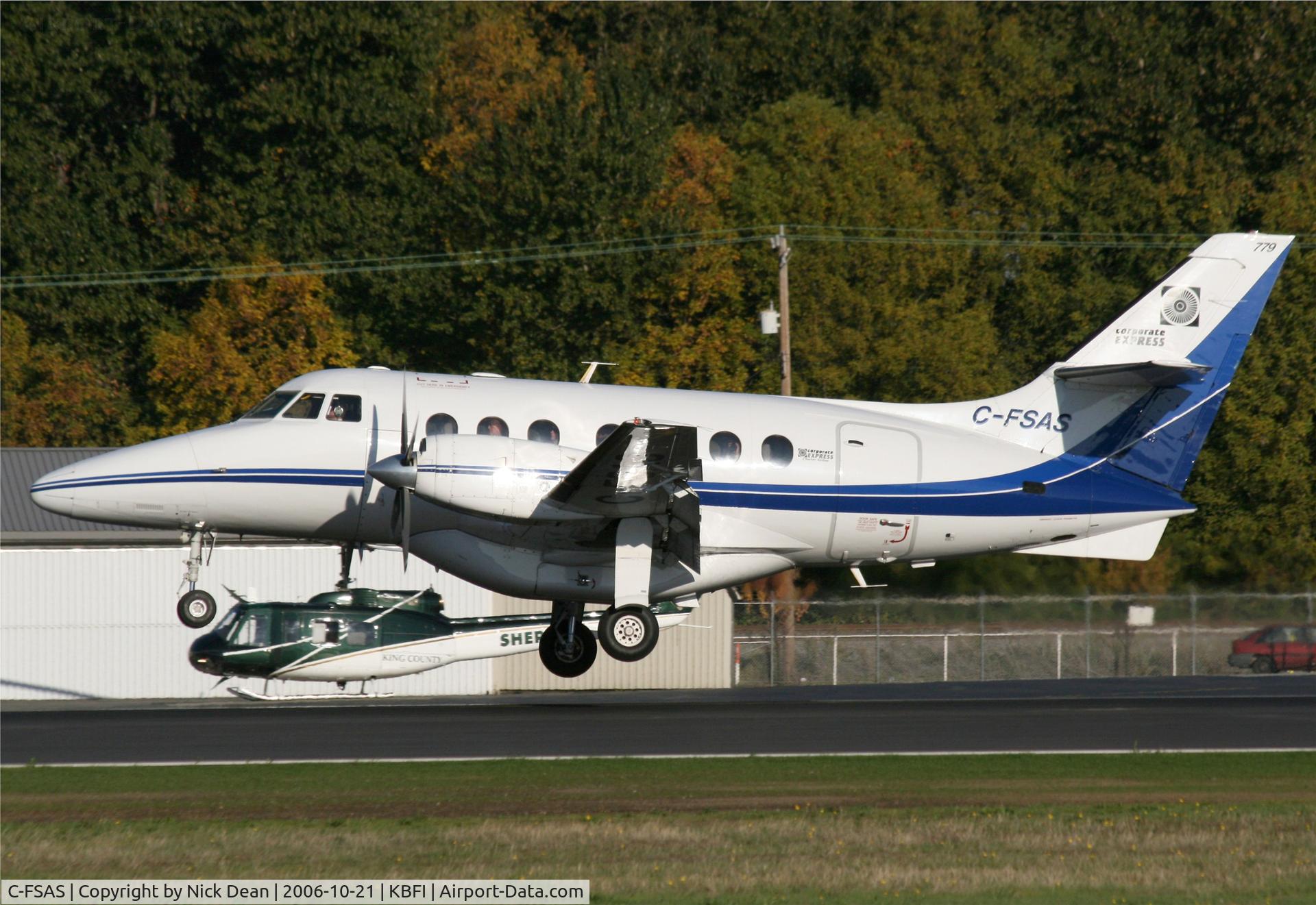 C-FSAS, 1987 British Aerospace BAe-3101 Jetstream 31 C/N 779, KBFI