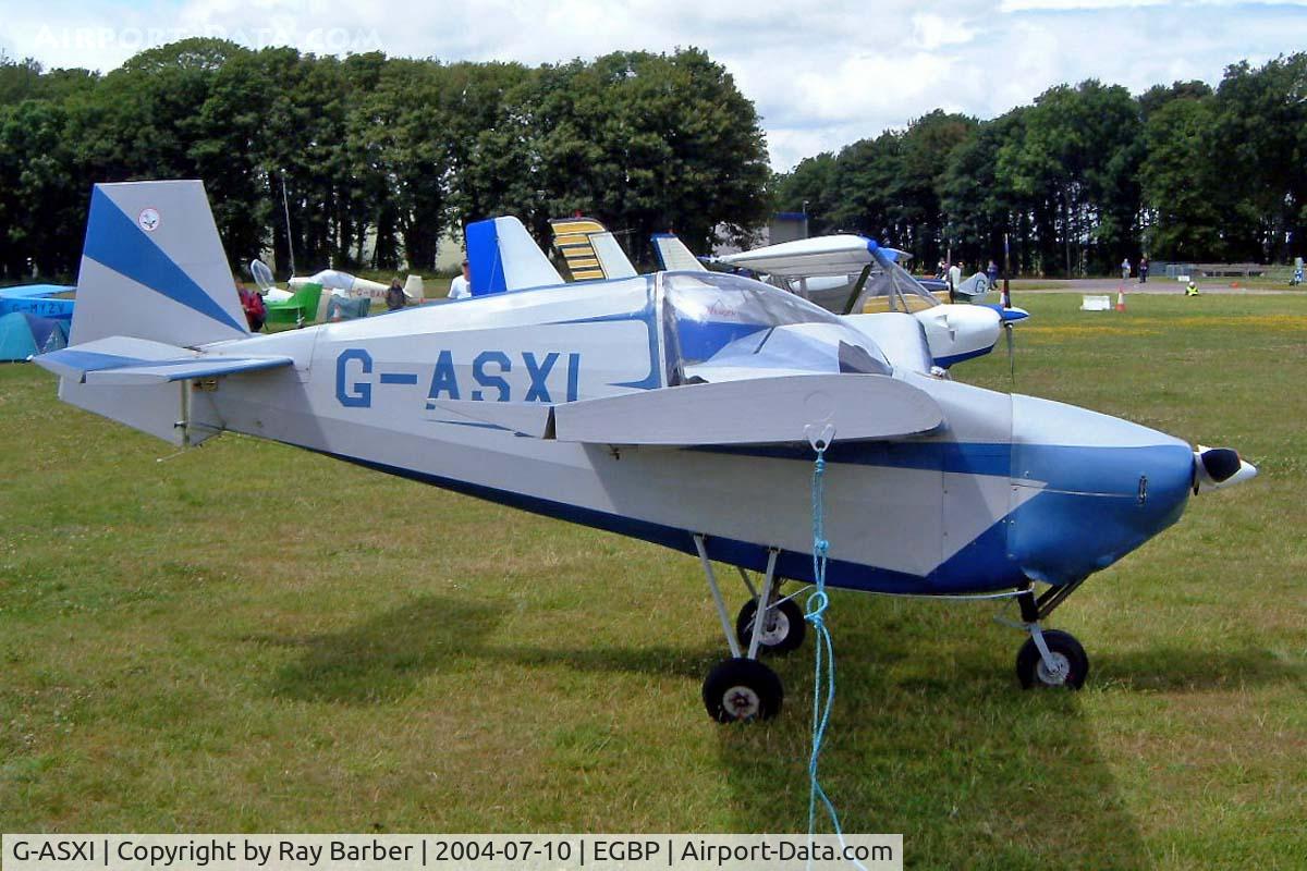 G-ASXI, 1960 Tipsy T-66 Nipper 3 C/N 56, Tipsy T.66 Nipper 3 [56] Kemble~G 09/07/2004. PFA Fly In 2004 Kemble UK.
