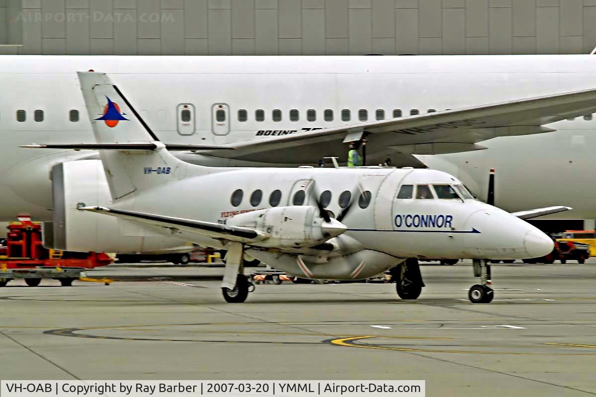 VH-OAB, 1989 British Aerospace Jetstream 3201 C/N 853, BAe Jetstream 3201 [853] (O'Connor Airlines) Melbourne - International~VH 20/03/2007. Seen here. 