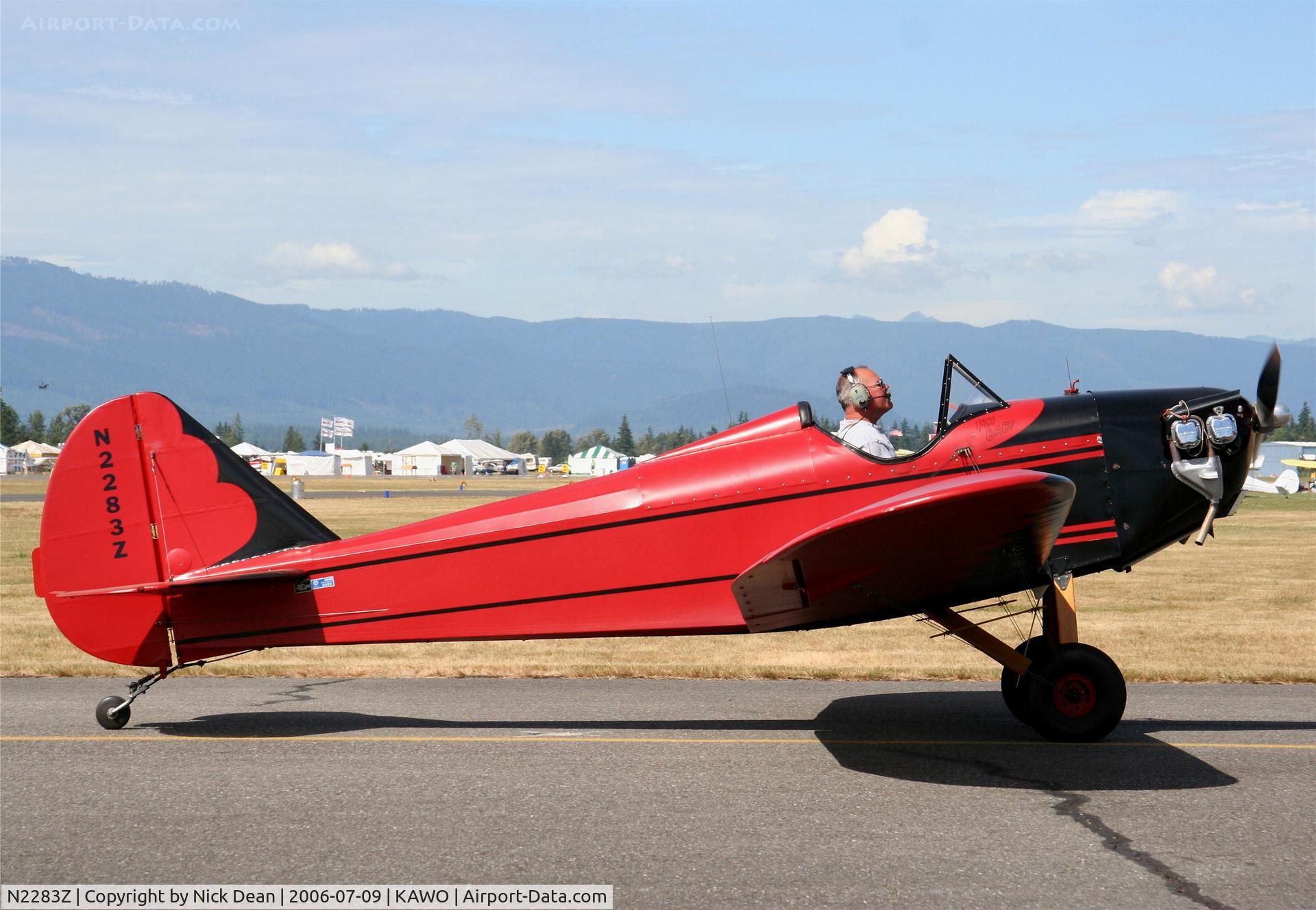 N2283Z, 1979 Bowers Fly Baby 1A C/N 2322, KAWO