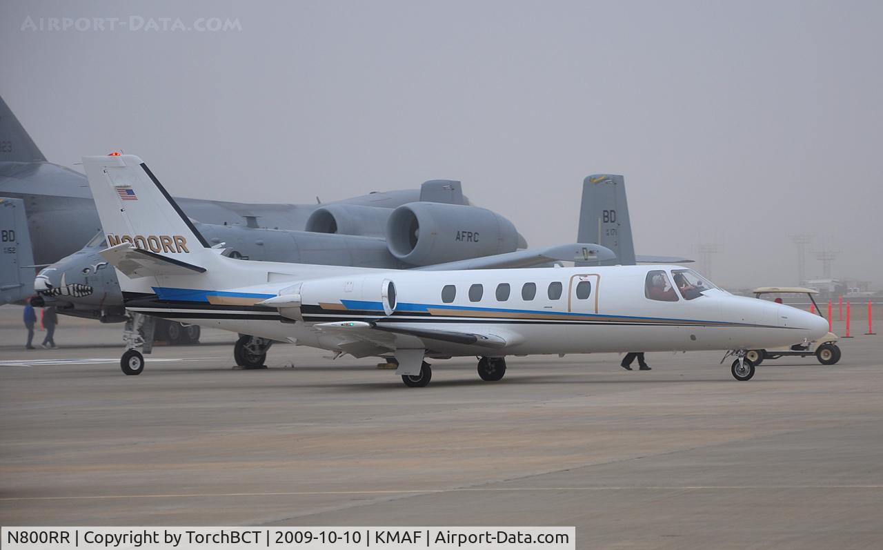 N800RR, 1979 Cessna 550 C/N 550-0089, Cessna Citation II taxiing to Rwy 16R for departure.