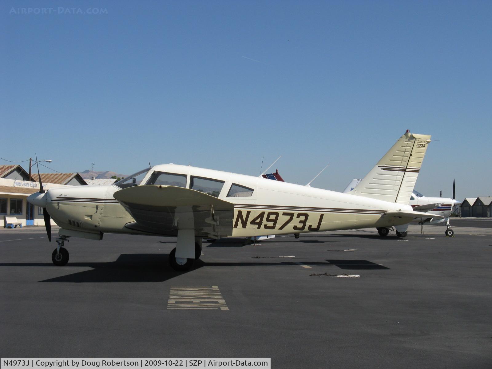 N4973J, 1968 Piper PA-28R-180 Cherokee Arrow C/N 28R-30724, 1968 Piper PA-28R-180 ARROW, Lycoming IO-360-B1E 180 Hp