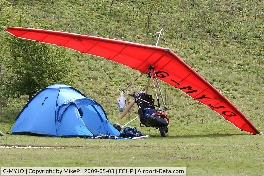 G-MYJO, 1993 Cyclone Airsports Chaser S 508 C/N CH851, Having a Sunday Morning lie-in.