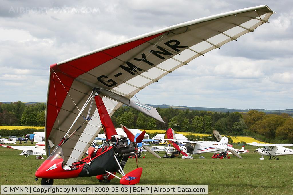 G-MYNR, 1993 Solar Wings PEGASUS QUANTUM 15 C/N 6692, Pictured during the 2009 Microlight Trade Fair.