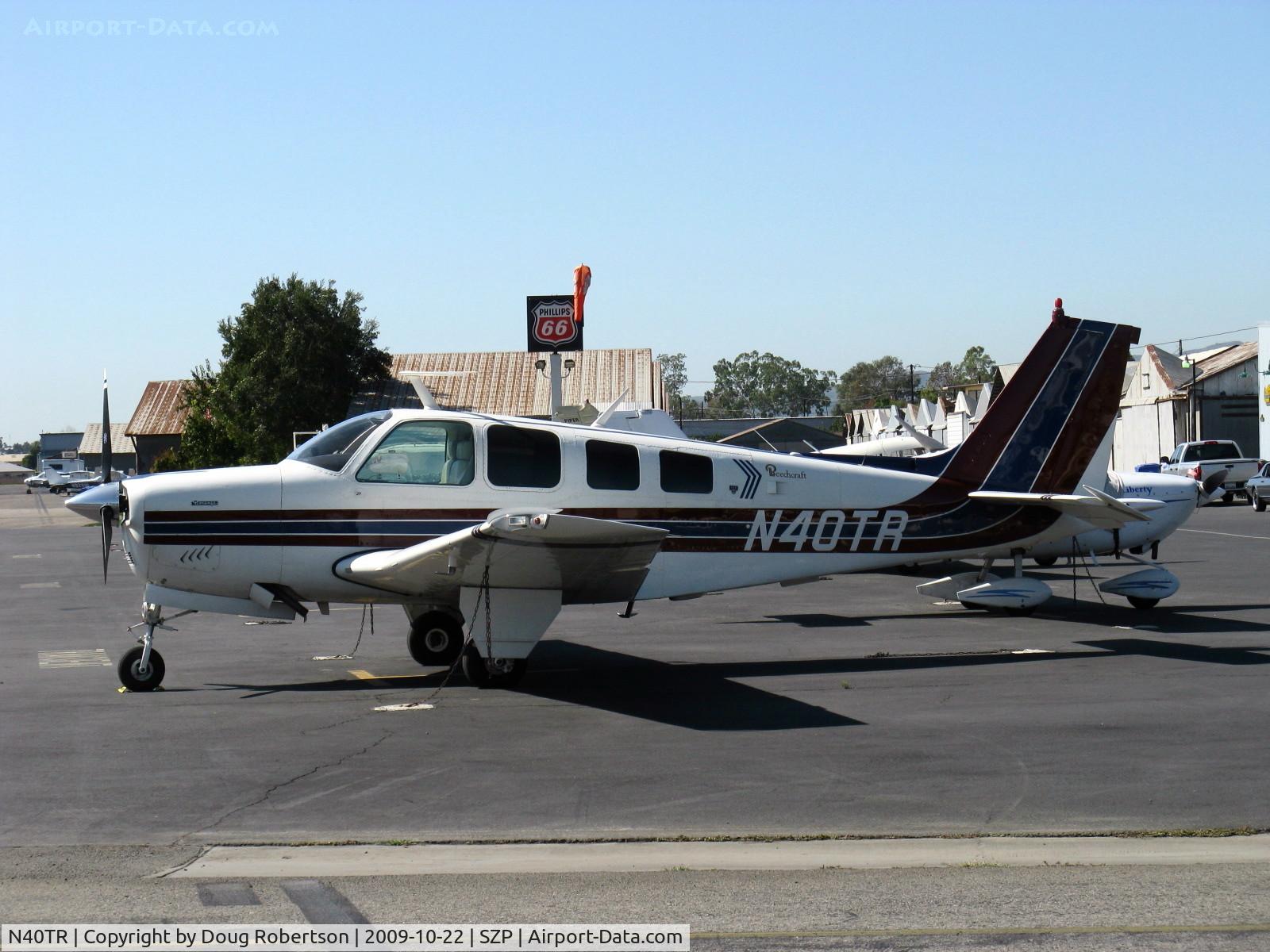N40TR, 1977 Beech A36 Bonanza 36 C/N E-1190, 1977 Beech A36 BONANZA, Continental IO-520 285 Hp, three-blade prop