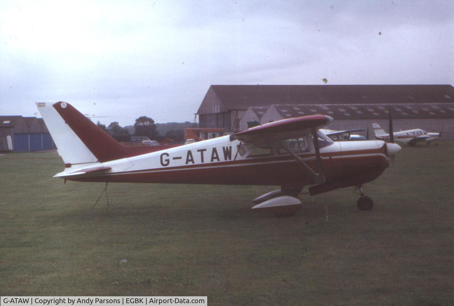 G-ATAW, 1965 Beagle A-109 Airdale C/N B.541, Scanned slide Sywell PFA late 1970s