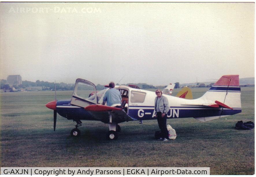 G-AXJN, 1969 Beagle B-121 Pup Series 2 (Pup 150) C/N B121-092, Our carrige to an early Cranfield PFA