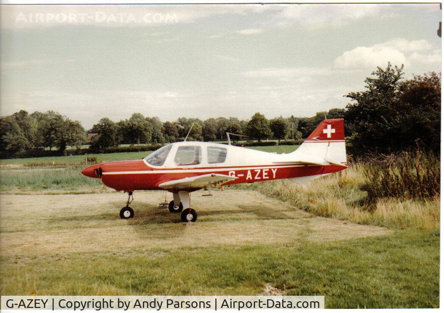 G-AZEY, 1969 Beagle B-121 Pup Series 2 (Pup 150) C/N B121-136, Just after it was imported form Switzerland taken at Spanhoe i think