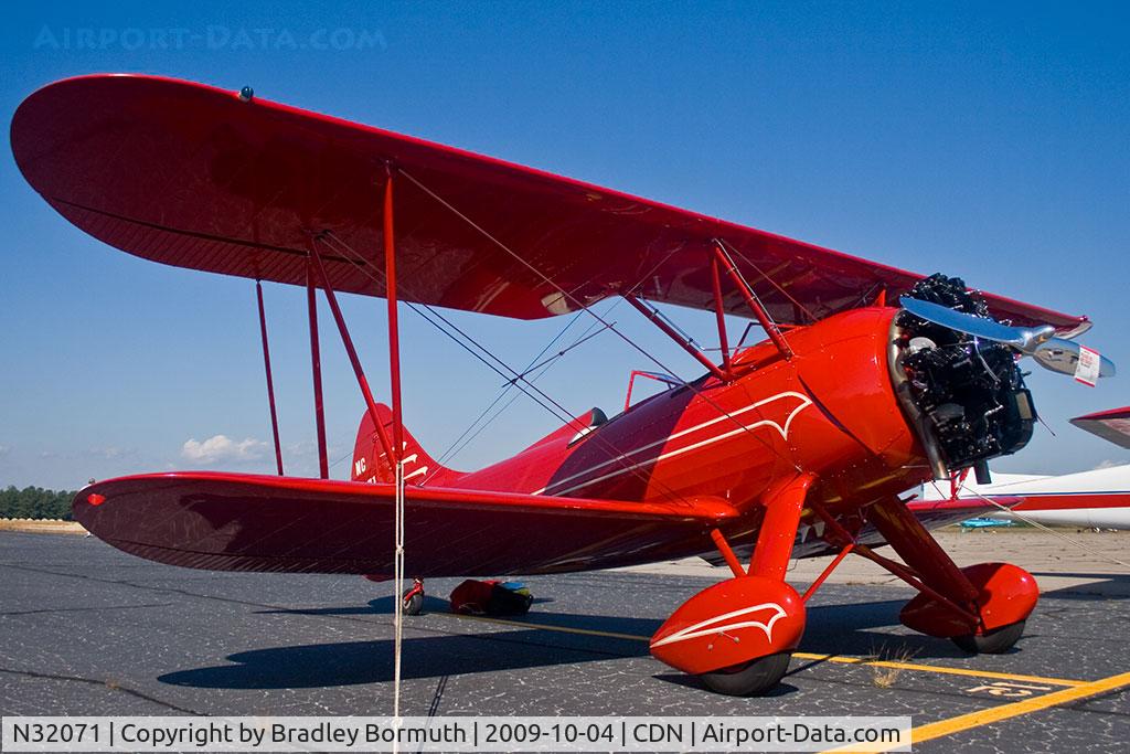 N32071, 1941 Waco UPF-7 C/N 5703, Beautiful day at the Vintage Aircraft Association Chapter 3 Fly-In in Camden, SC.