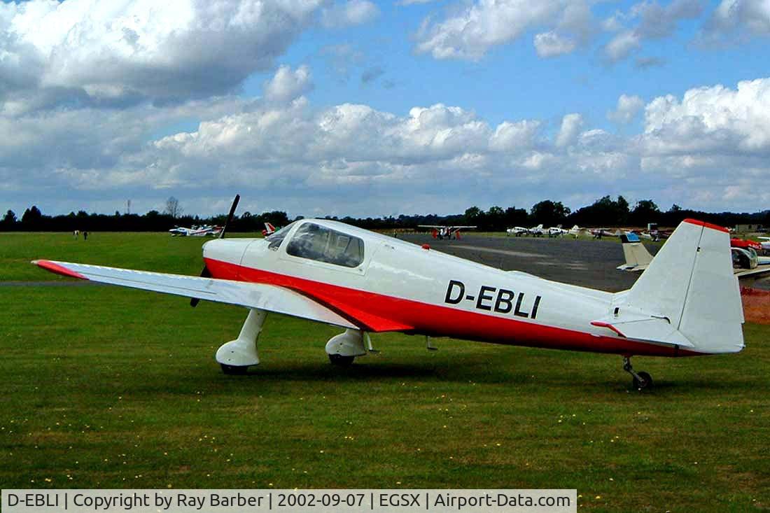 D-EBLI, Bolkow Bo-207 C/N 223, Bolkow Bo.27 [223] North Weald~G 07/09/2002. A welcome visitor .