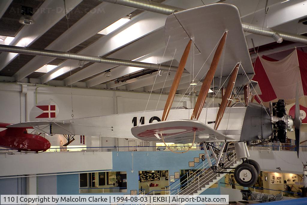 110, 1927 Avro 504N C/N 49, Avro Aircraft Ltd 504N at the Mobilium Museum (now closed) in Billund, Denmark across the road from Legoland in 1994.