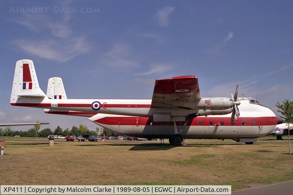 XP411, 1962 Armstrong Whitworth AW-660 Argosy C.1 C/N 6766, Armstrong Whitworth 650 Argosy T1 at RAF Cosford Aerospace Museum.