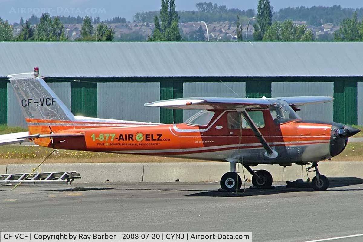 CF-VCF, 1971 Cessna 150L C/N 15072507, Seen parked up at its home base.