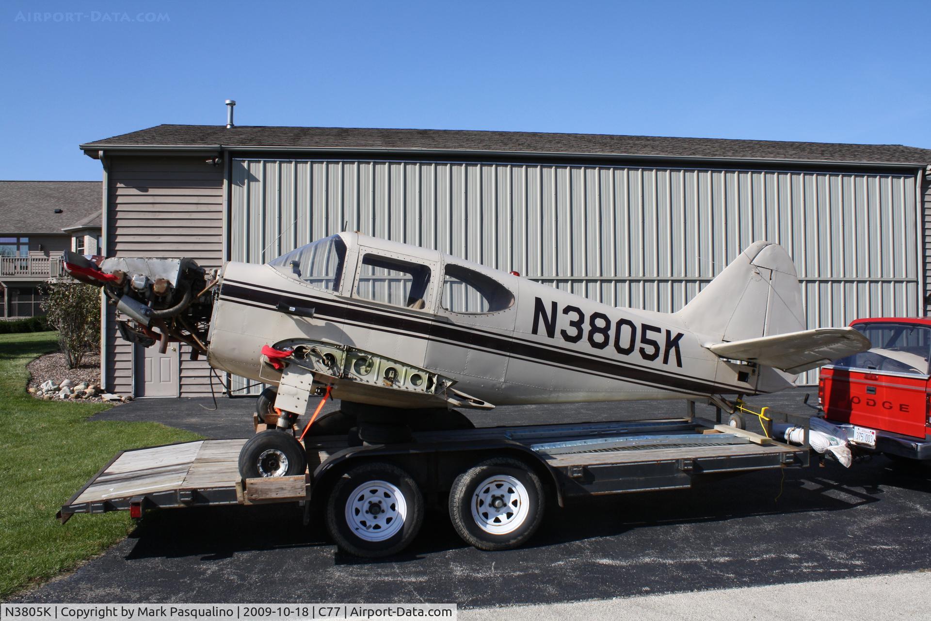 N3805K, 1946 Globe GC-1B Swift C/N 1498, Swift GC-1B