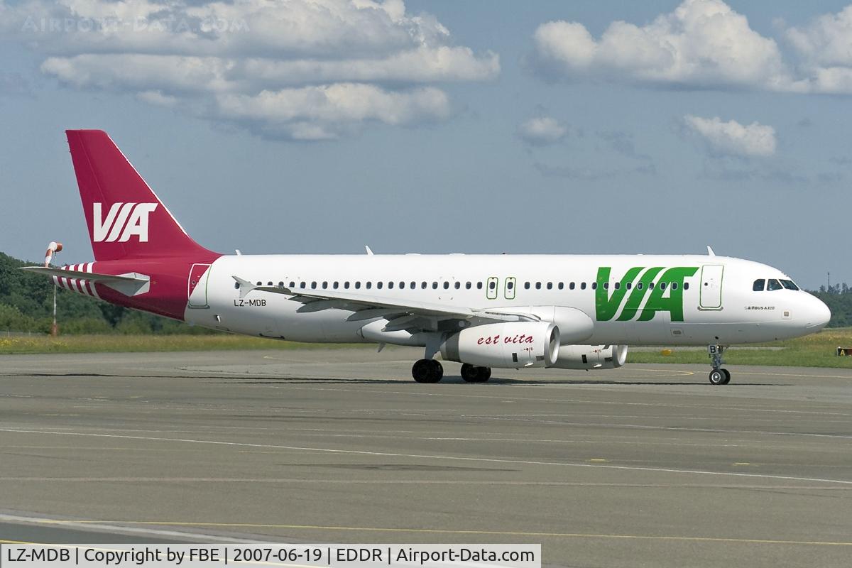 LZ-MDB, 2007 Airbus A320-214 C/N 3125, Air Via A320