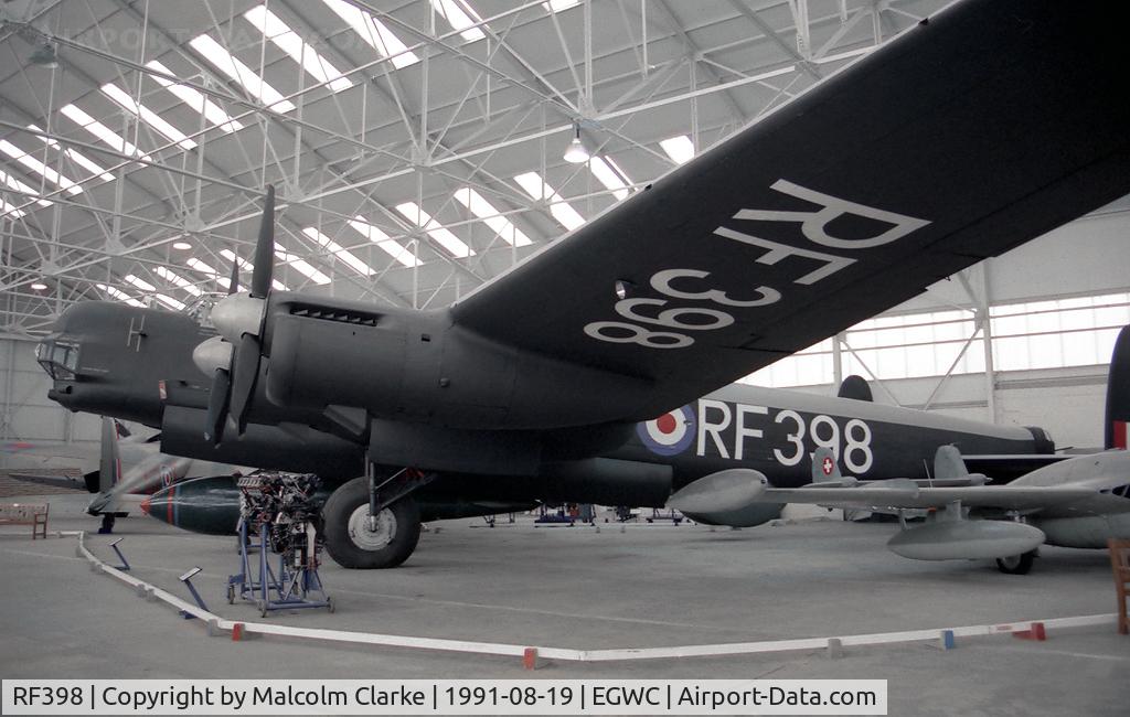 RF398, 1945 Avro 694 Lincoln B.2 C/N Not found RF398, Avro Lincoln B.2 at RAF Cosford Aerospace Museum