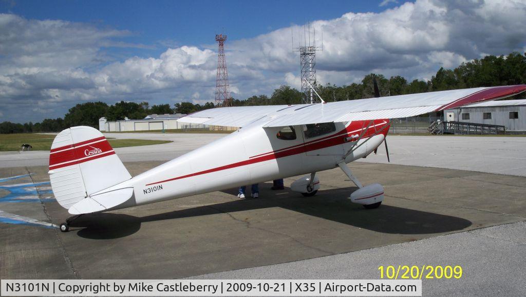 N3101N, 1947 Cessna 120 C/N 13359, Picking up Dad's 1947 C-120 @ X35  10-21-2009