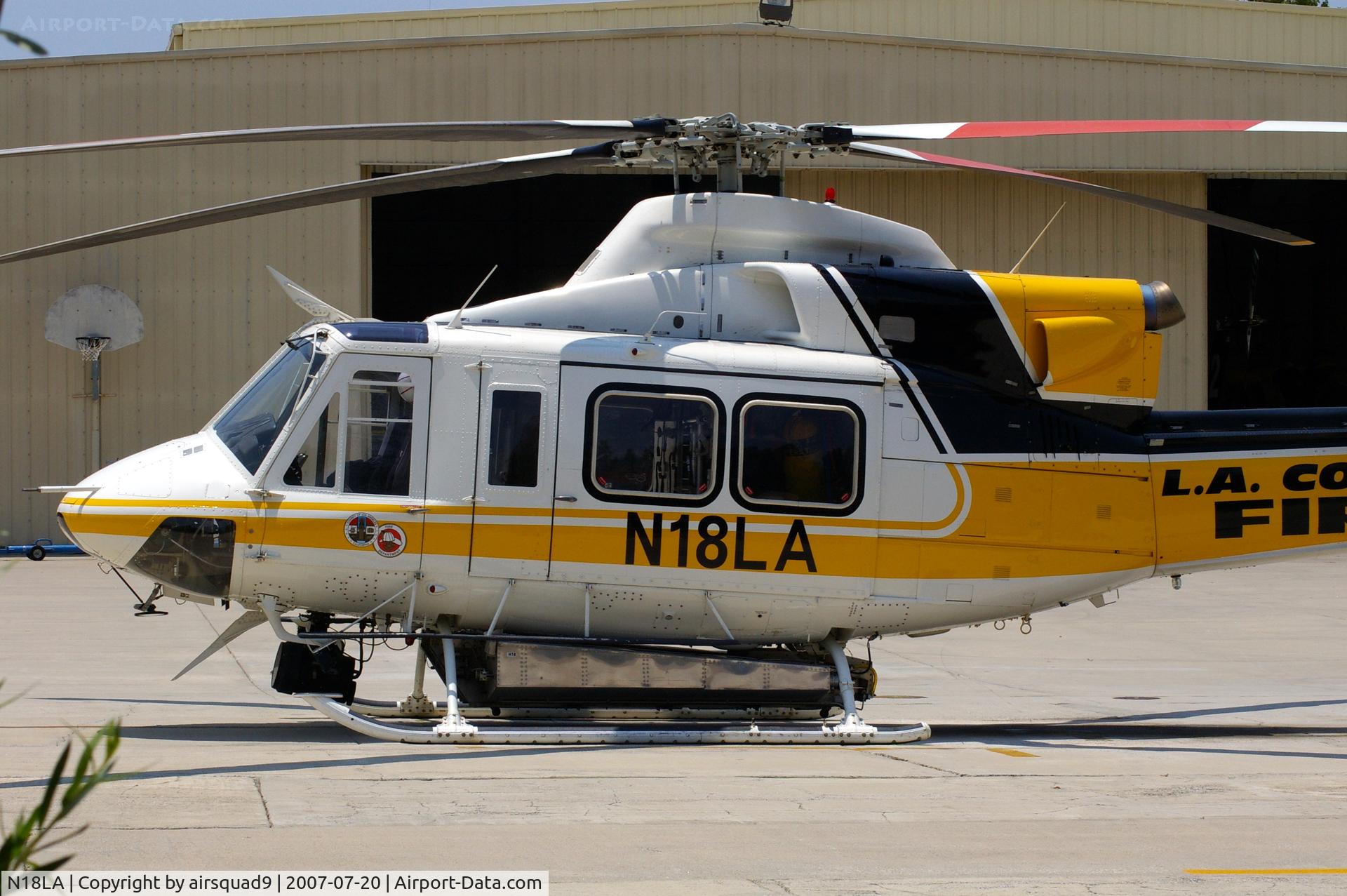 N18LA, 1992 Bell 412 C/N 36043, Copter 18 at Barton