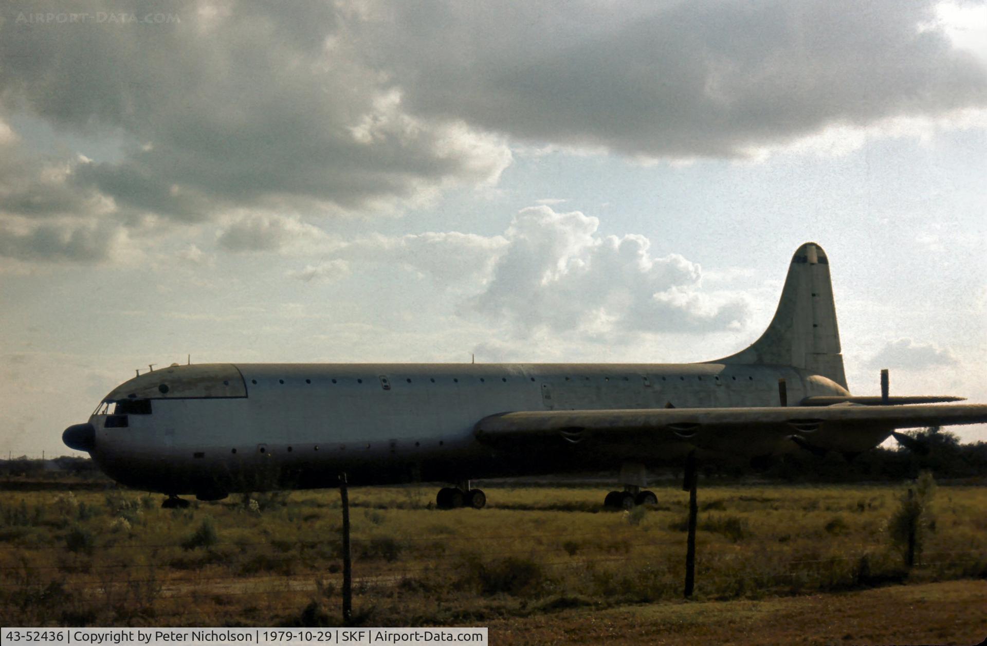43-52436, 1943 Consolidated XC-99 C/N Not found 43-52436, Consolidated XC-99 as seen at Kelly AFB in October 1979 - now being restored for display in the National Museum.