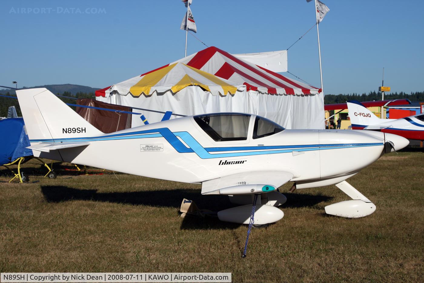 N89SH, 1981 Stoddard-Hamilton Glasair C/N 103, KAWO
