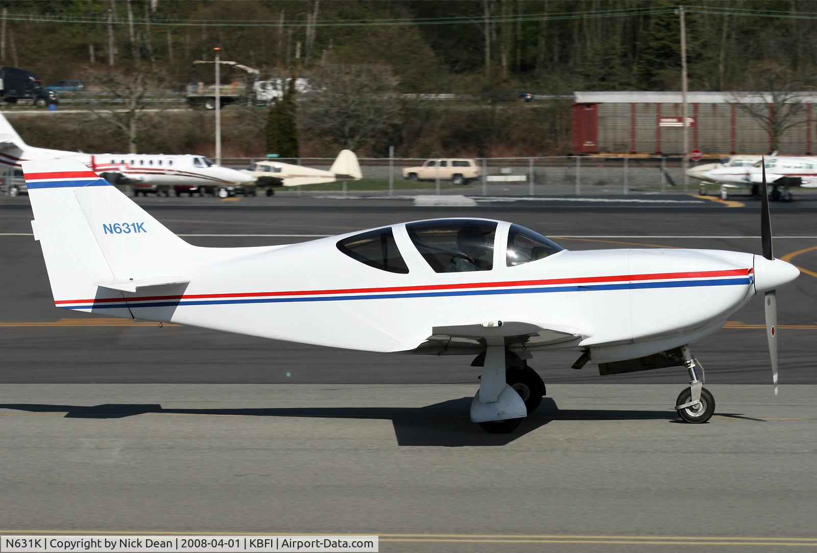 N631K, 1989 Stoddard-Hamilton Glasair SH-2R C/N 631, KBFI