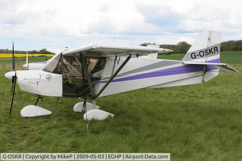 G-OSKR, 2003 Skyranger 912(2) C/N BMAA/HB/249, Pictured during the 2009 Microlight Trade Fair.