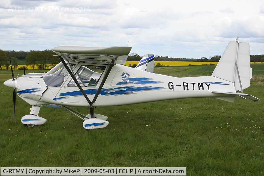 G-RTMY, 2005 Comco Ikarus C42 FB100 C/N 0502-6655, Pictured during the 2009 Microlight Trade Fair.