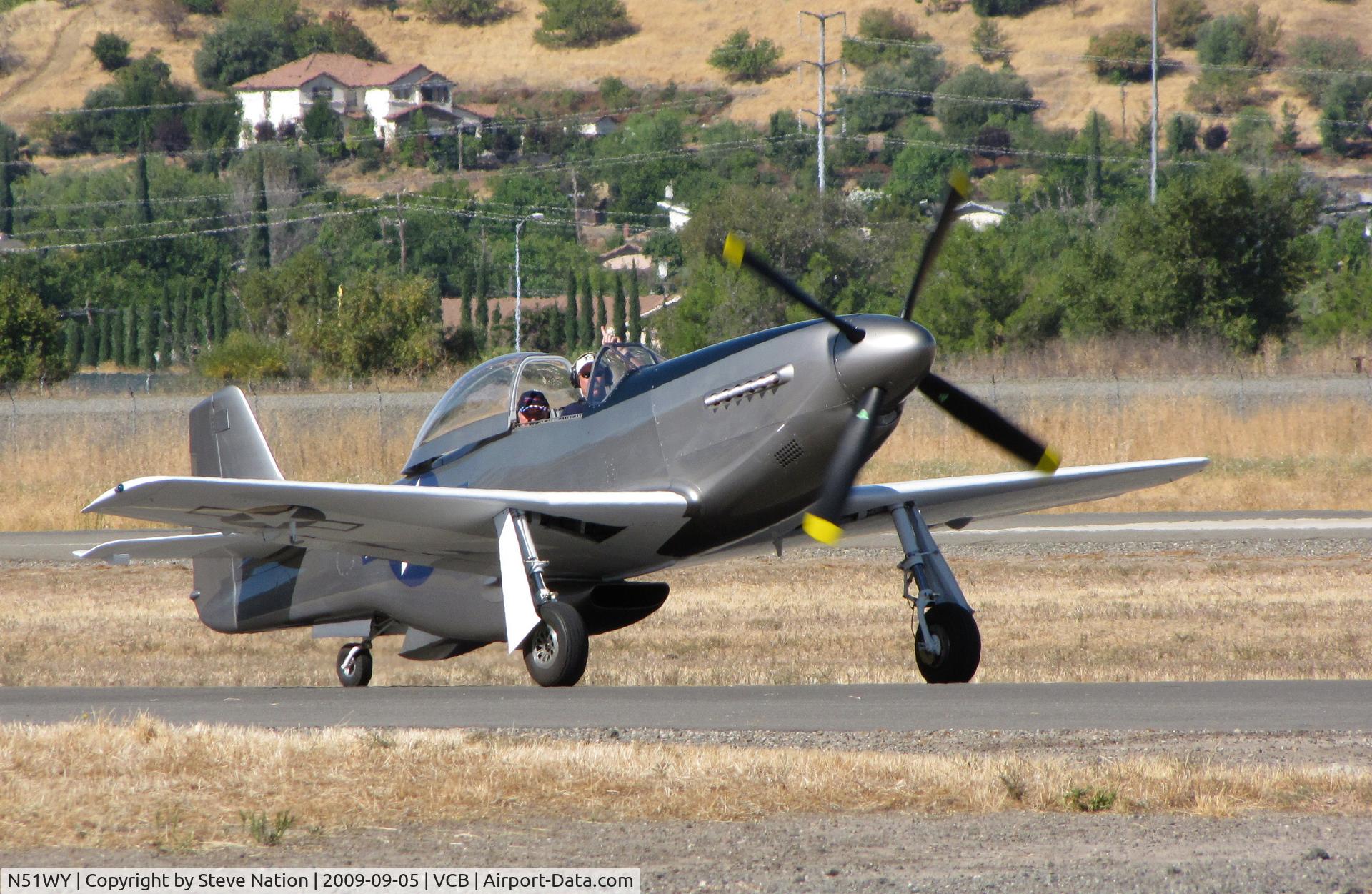 N51WY, 2005 Papa 51 Thunder Mustang C/N BITM 011, 2005 Andrews Anthony THUNDER MUSTANG taxiing @ 