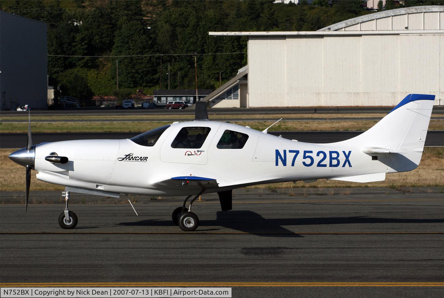 N752BX, 2007 Lancair Propjet C/N LIV-584, KBFI