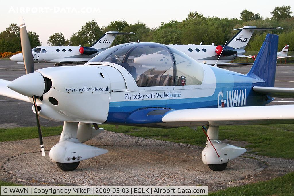G-WAVN, 2000 Robin HR-200-120B C/N 344, Pre-dusk at Blackbushe.