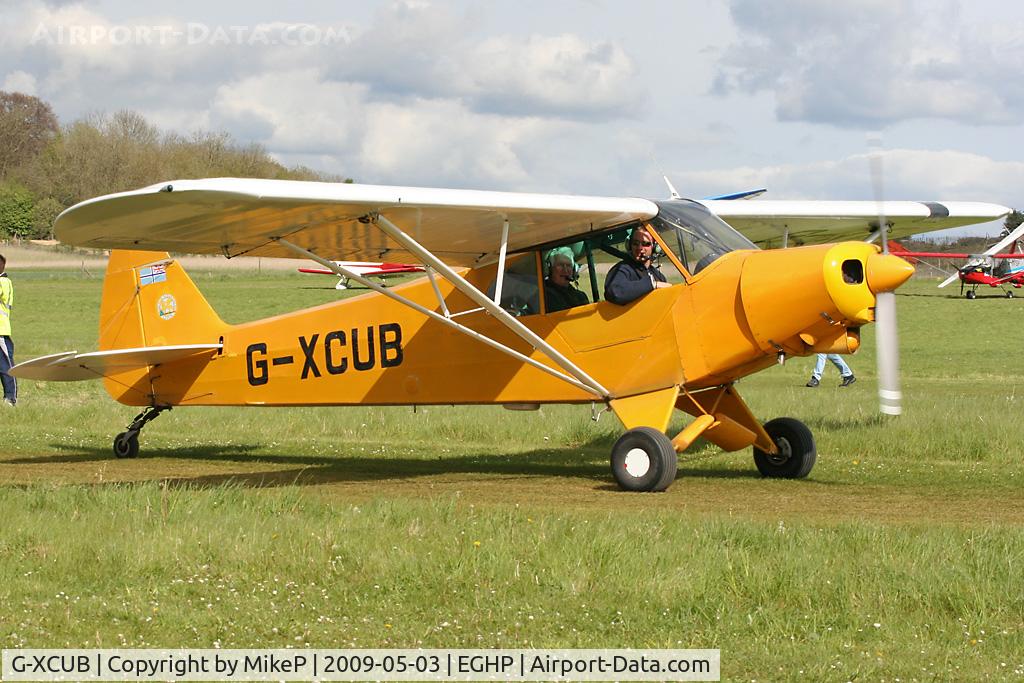 G-XCUB, 1981 Piper PA-18-150 Super Cub C/N 18-8109036, Pictured during the 2009 Microlight Trade Fair.