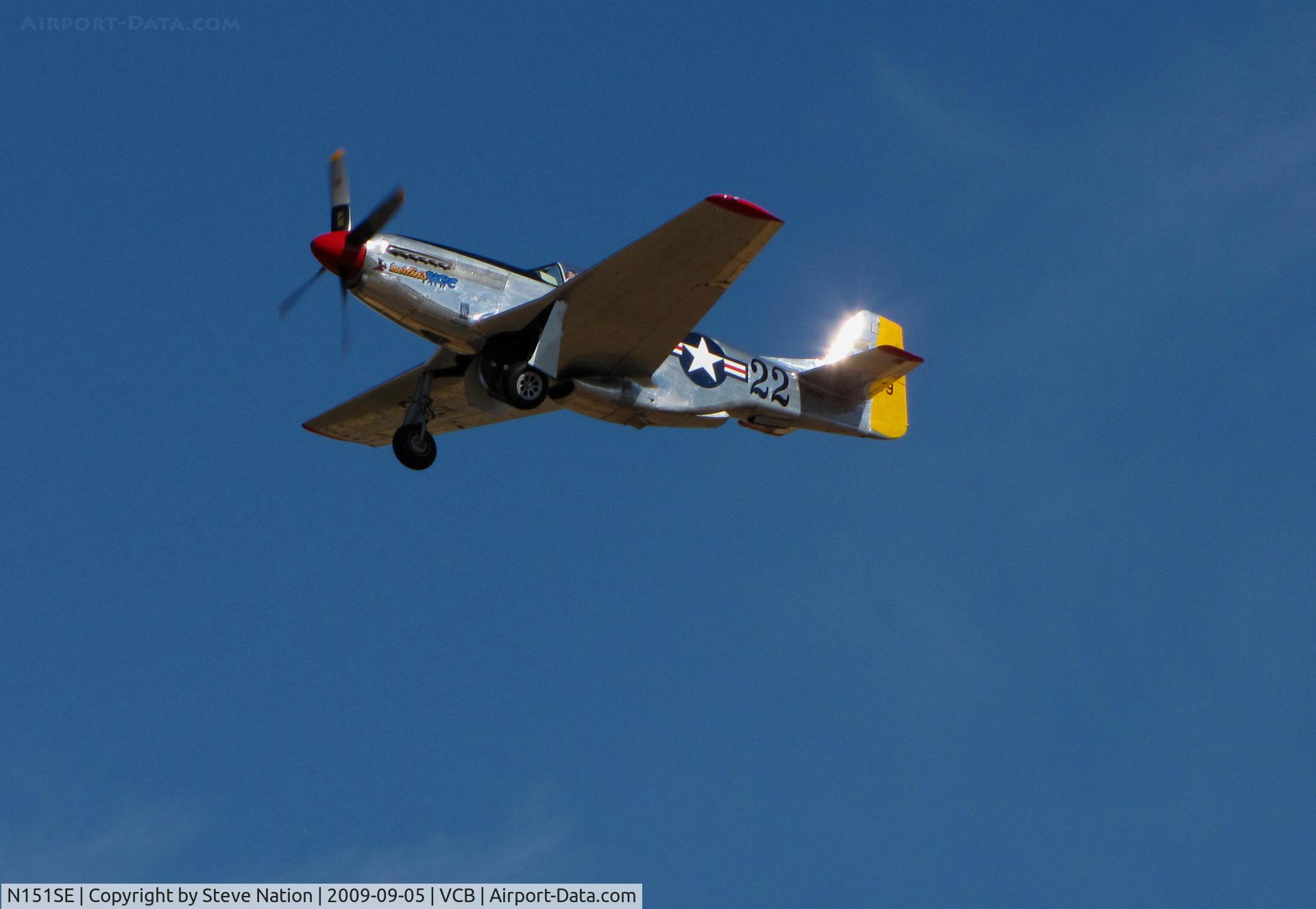 N151SE, 1944 North American P-51D Mustang C/N 122-39588 (44-73129), 1944 North American/aero Classics P-51D arriving @ 