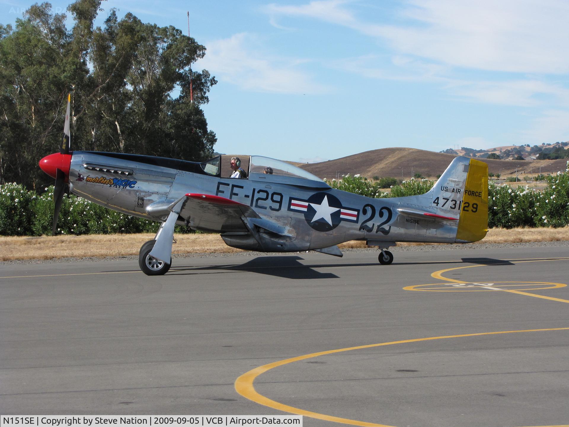 N151SE, 1944 North American P-51D Mustang C/N 122-39588 (44-73129), 1944 North American/aero Classics P-51D taxiing @ 