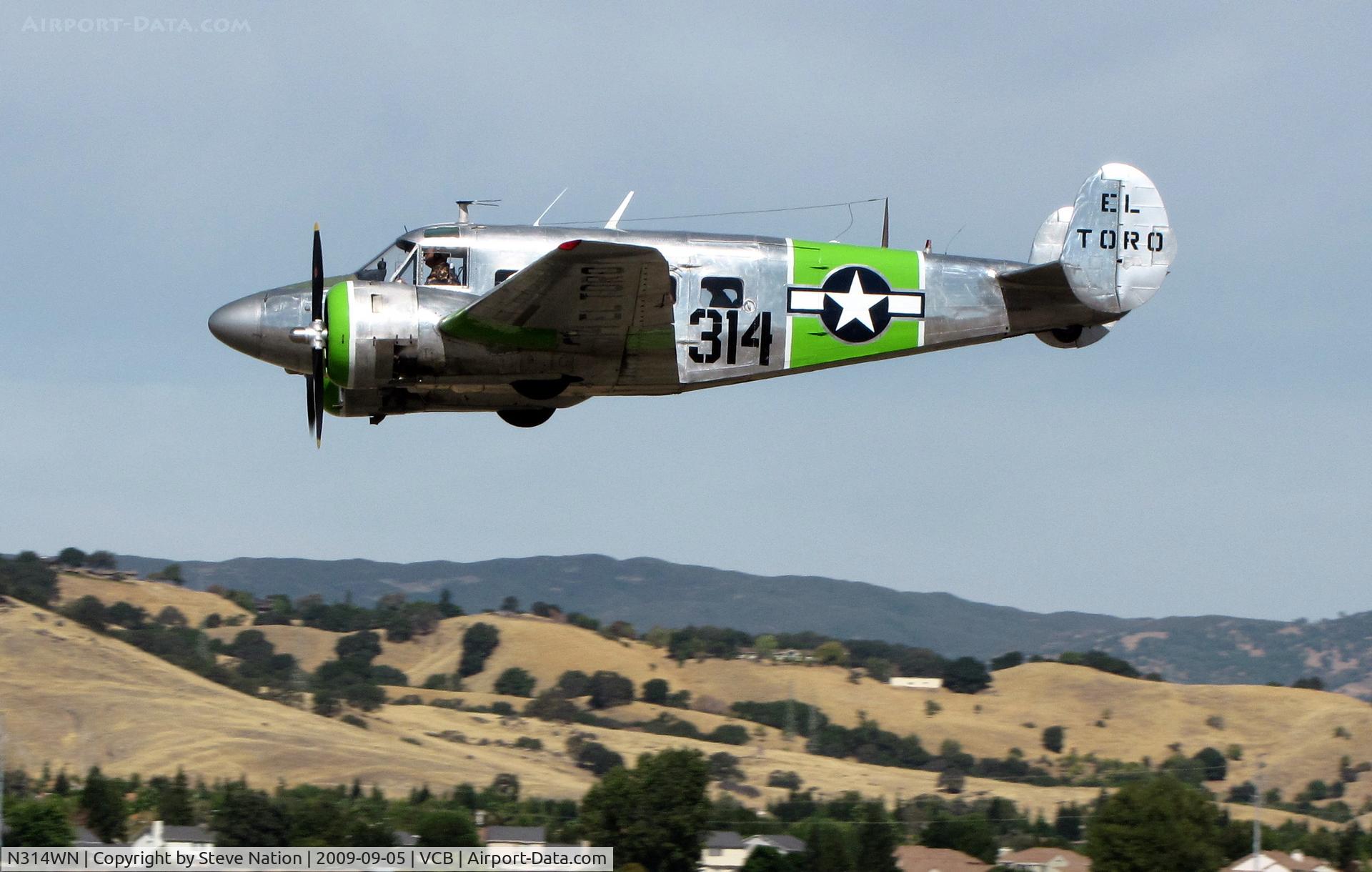 N314WN, 1952 Beech C-45H Expeditor C/N AF-566, Vintage Aircraft (Stockton, CA) 1952 Beech C-45H as Marines El Toro-314 @ 