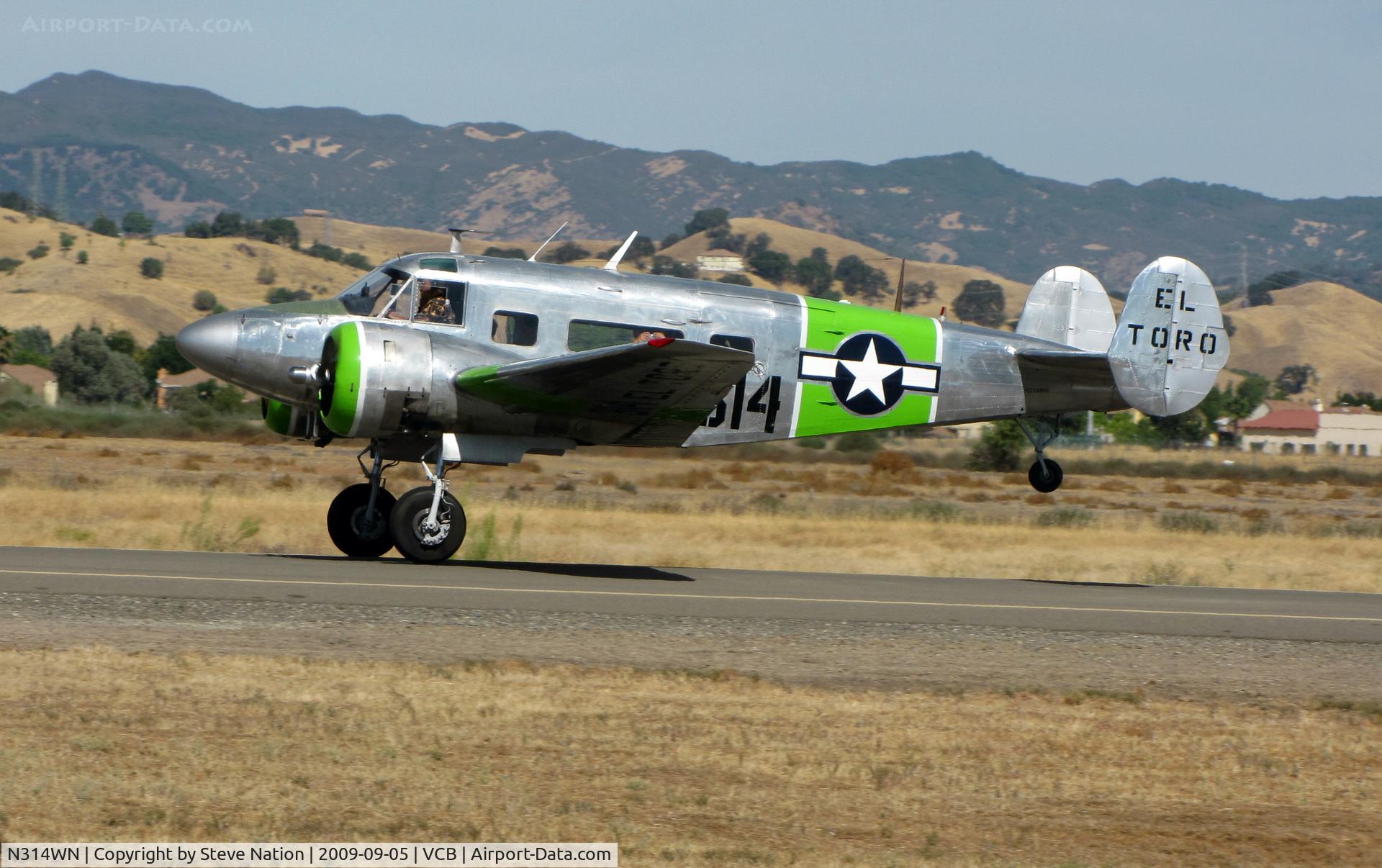 N314WN, 1952 Beech C-45H Expeditor C/N AF-566, Vintage Aircraft (Stockton, CA) 1952 Beech C-45H as Marines El Toro-314 @ 