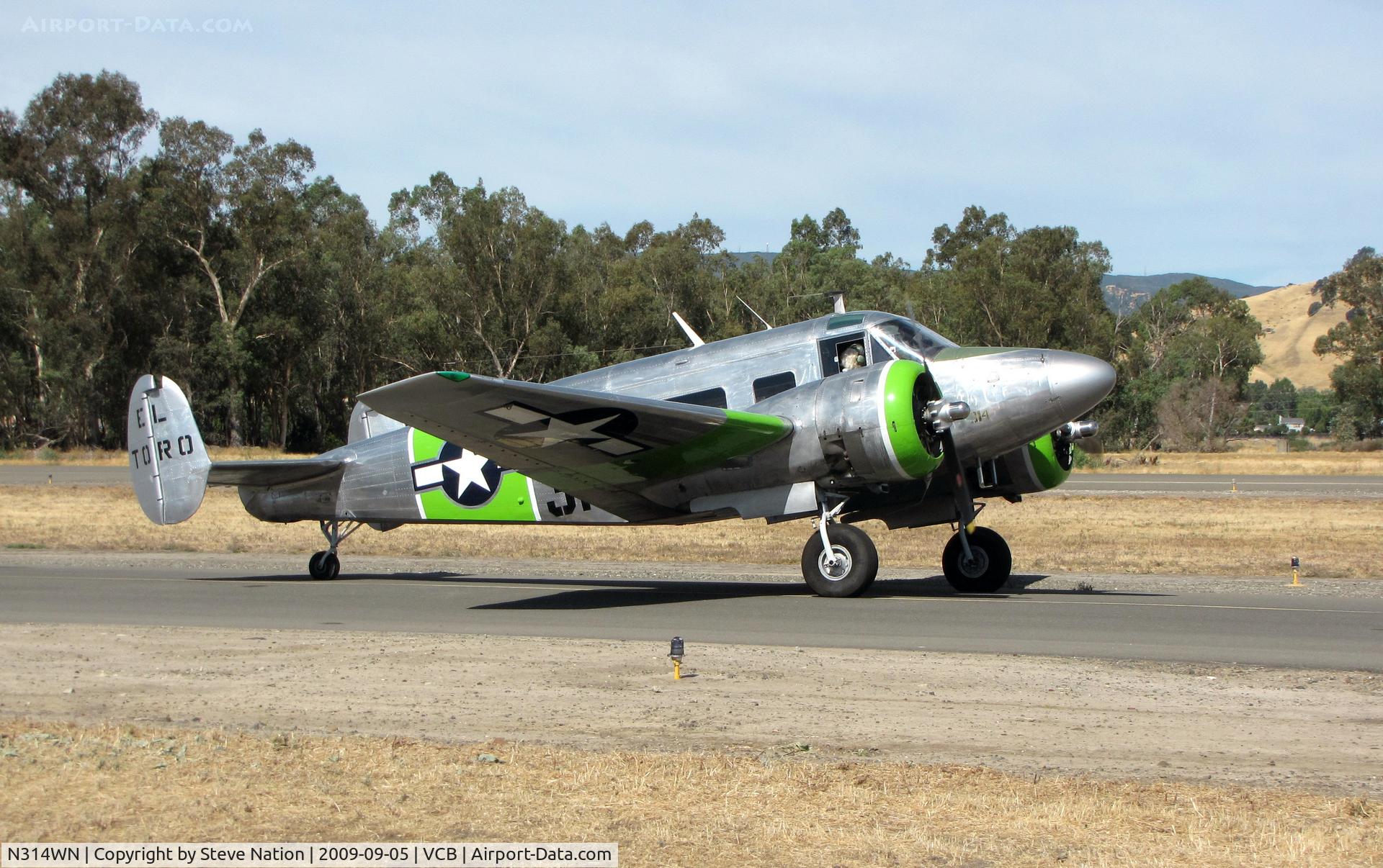 N314WN, 1952 Beech C-45H Expeditor C/N AF-566, Vintage Aircraft (Stockton, CA) 1952 Beech C-45H as Marines El Toro-314 @ 