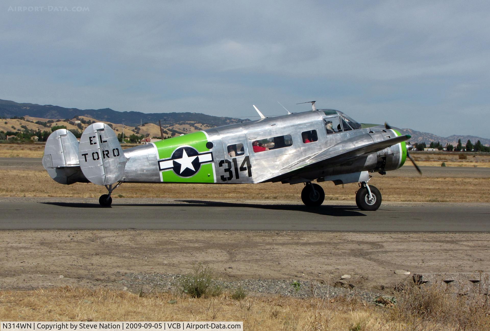 N314WN, 1952 Beech C-45H Expeditor C/N AF-566, Vintage Aircraft (Stockton, CA) 1952 Beech C-45H as Marines El Toro-314 @ 