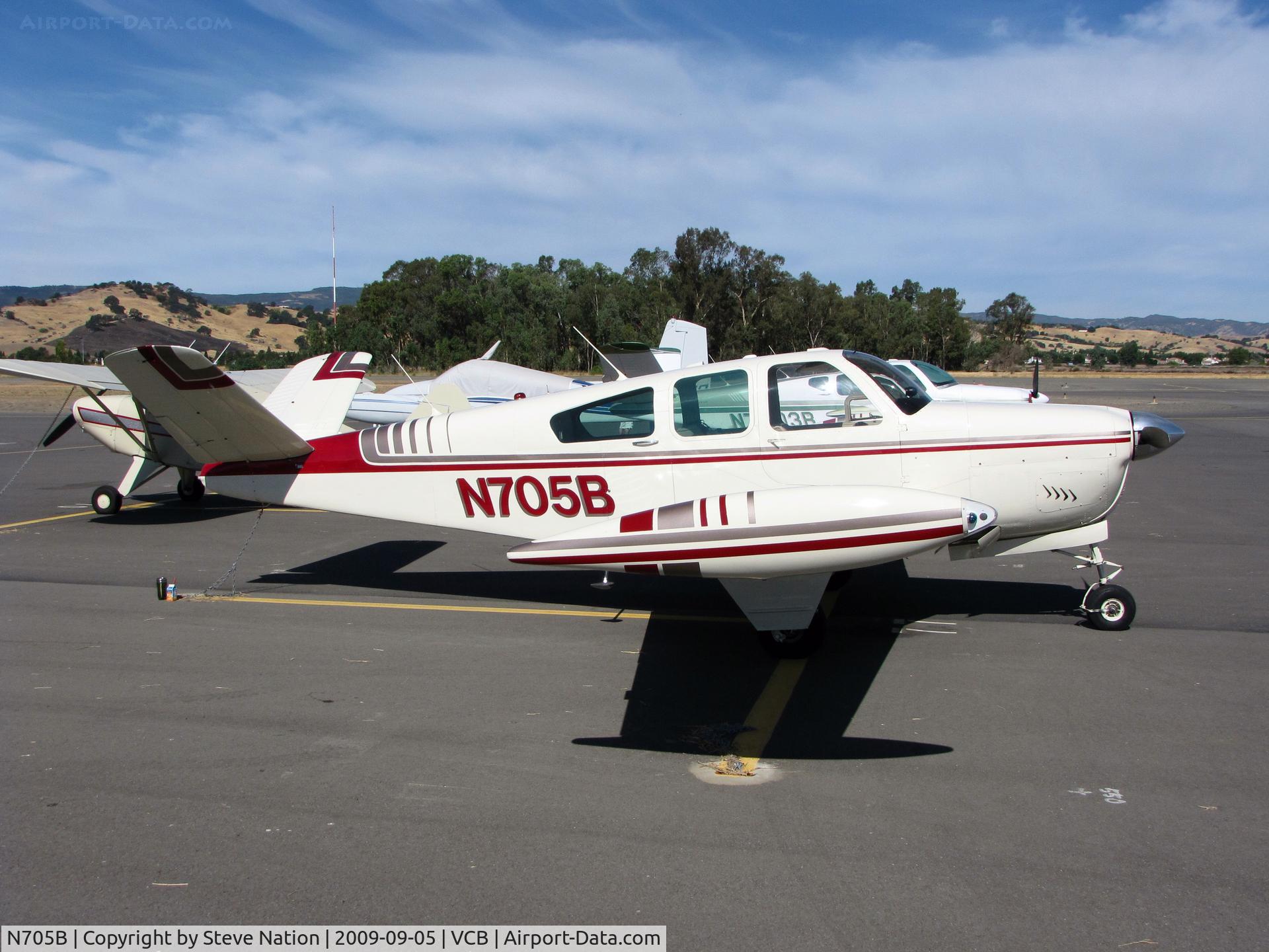 N705B, 1948 Beech A35 Bonanza C/N D-1710, Sixty-one years old! 1948 Beech A35 @ 