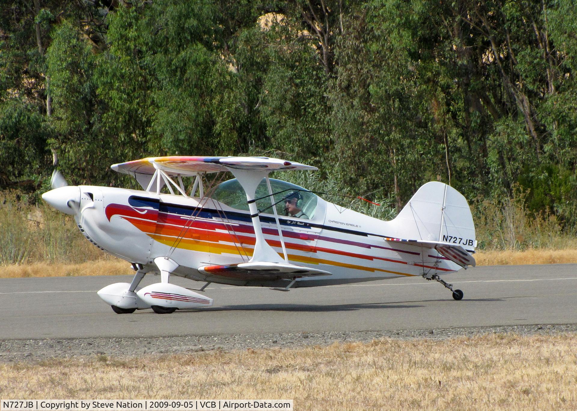 N727JB, 1986 Brandt J C Q-2 C/N WELL-4, 1986 Brandt J C Q-2 turning-off RWY @ 