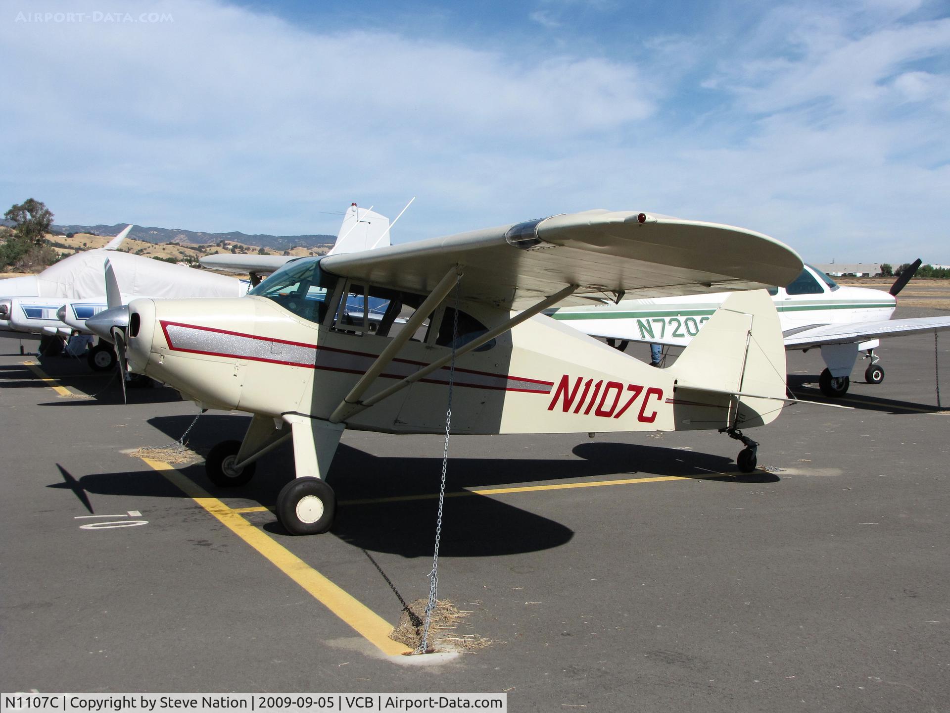 N1107C, 1953 Piper PA-22-135 Tri-Pacer C/N 22-953, 1953 Piper PA-22-135 @ 