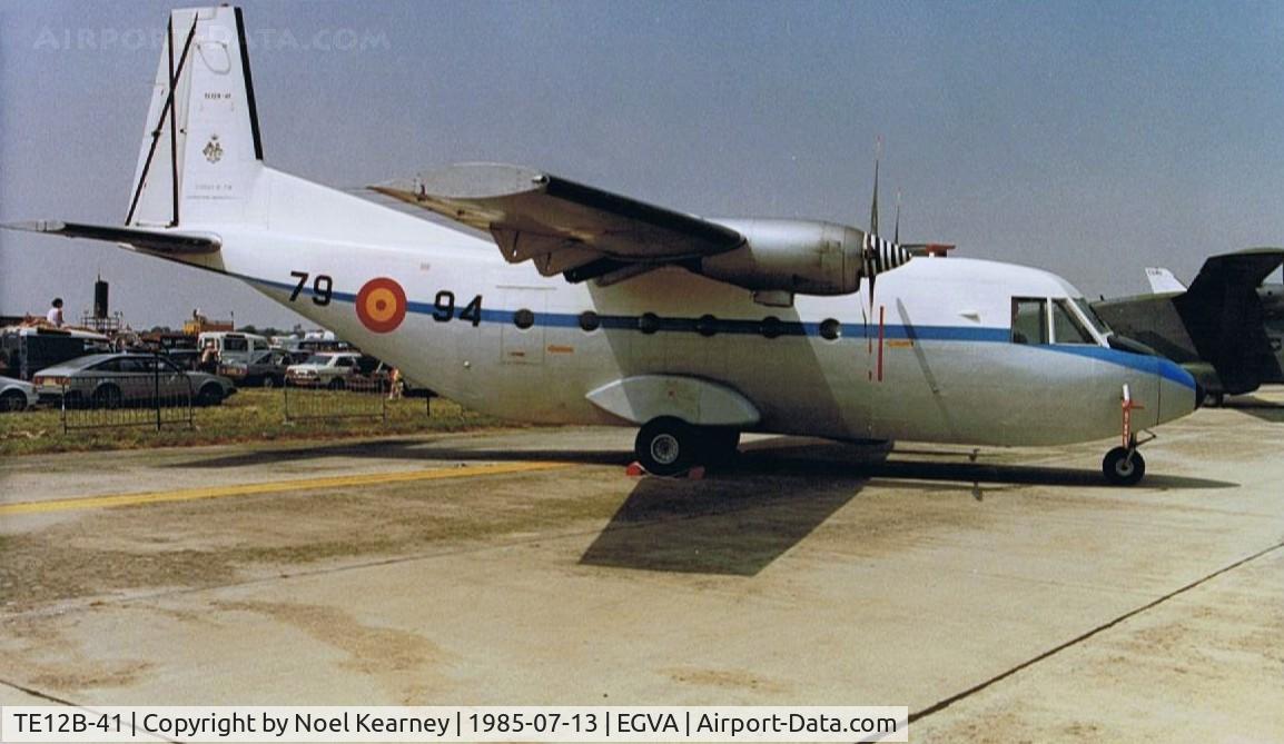 TE12B-41, CASA C-212-100 Aviocar C/N E1-2-79, CASA 212 Aviocar 100 c/n 79 - Spanish AF