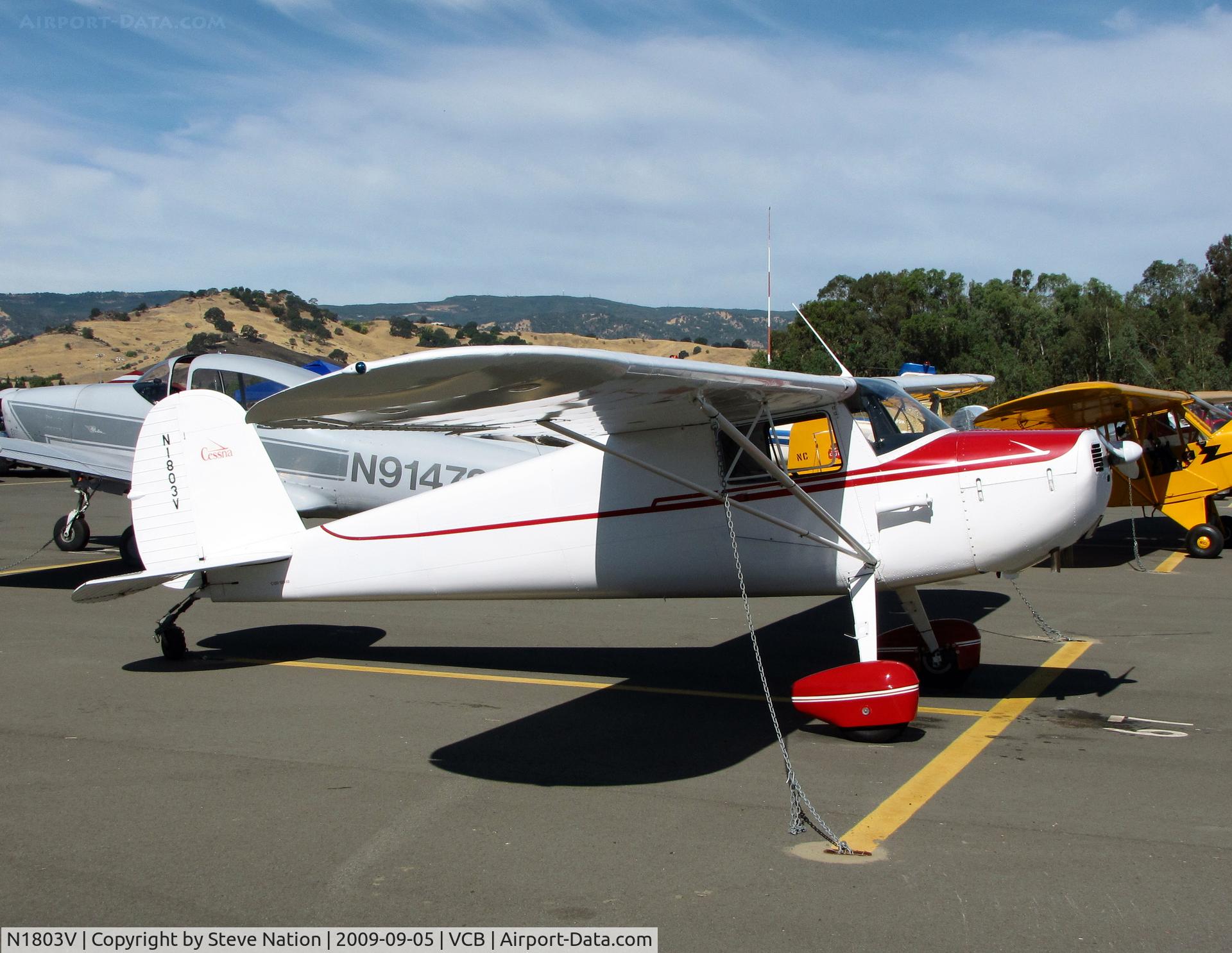 N1803V, 1947 Cessna 120 C/N 13988, 1947 Cessna 120 @ 