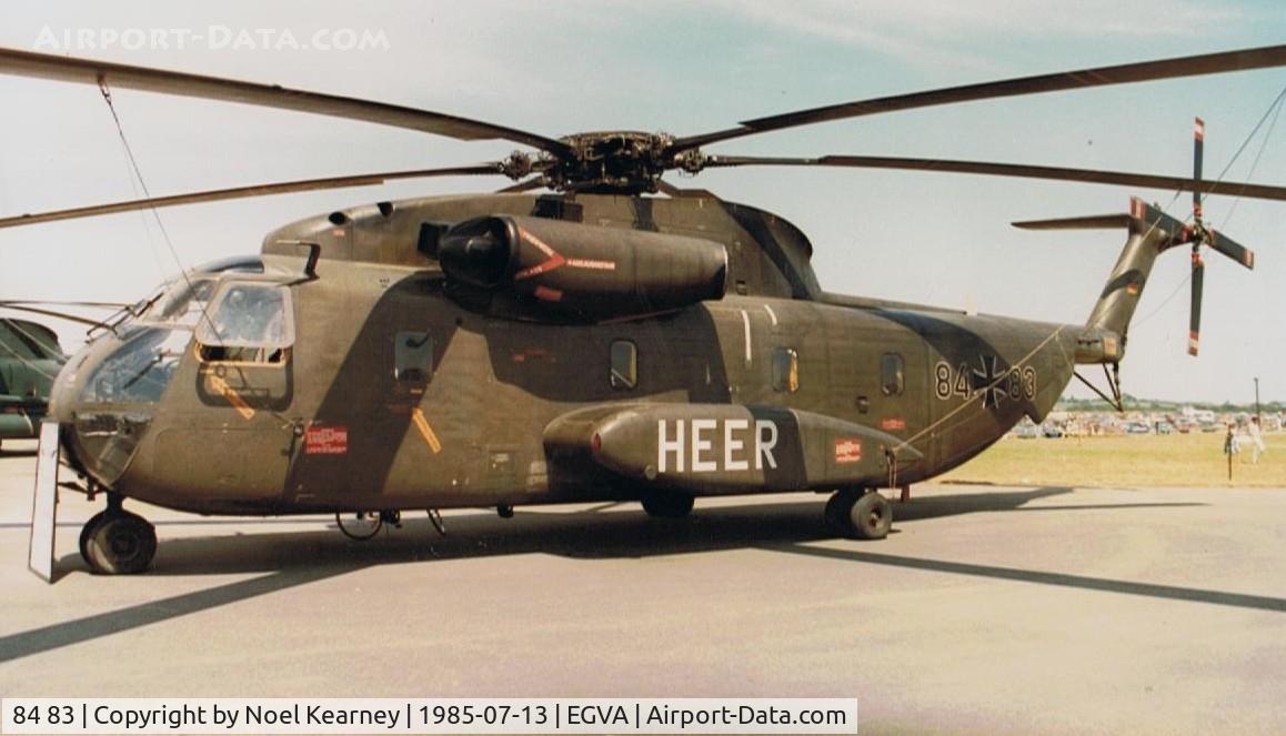 84 83, Sikorsky (VFW-Fokker) CH-53G C/N V65-081, Sikorsky CH-53 Stallion - (West) German Navy