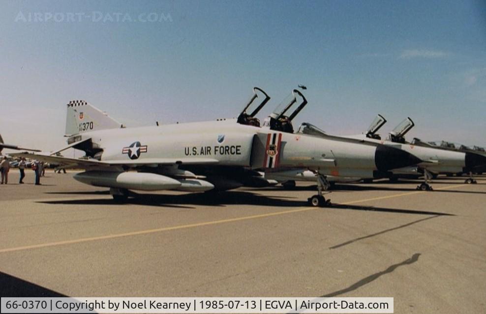 66-0370, 1966 McDonnell F-4E Phantom II C/N 2768, McD F.4E Phantom - USAF