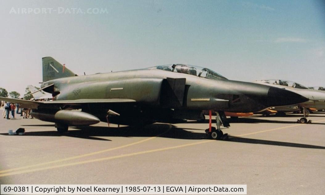 69-0381, McDonnell Douglas RF-4C Phantom II C/N 3993, McD RF-4C Phantom - USAF