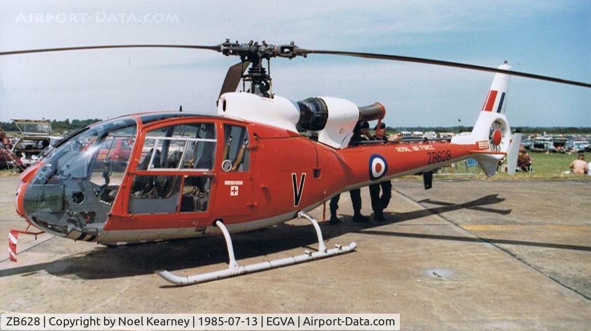 ZB628, 1982 Westland SA-341D Gazelle HT3 C/N WA1915, Westland Gazelle HT.3 - Royal Air Force