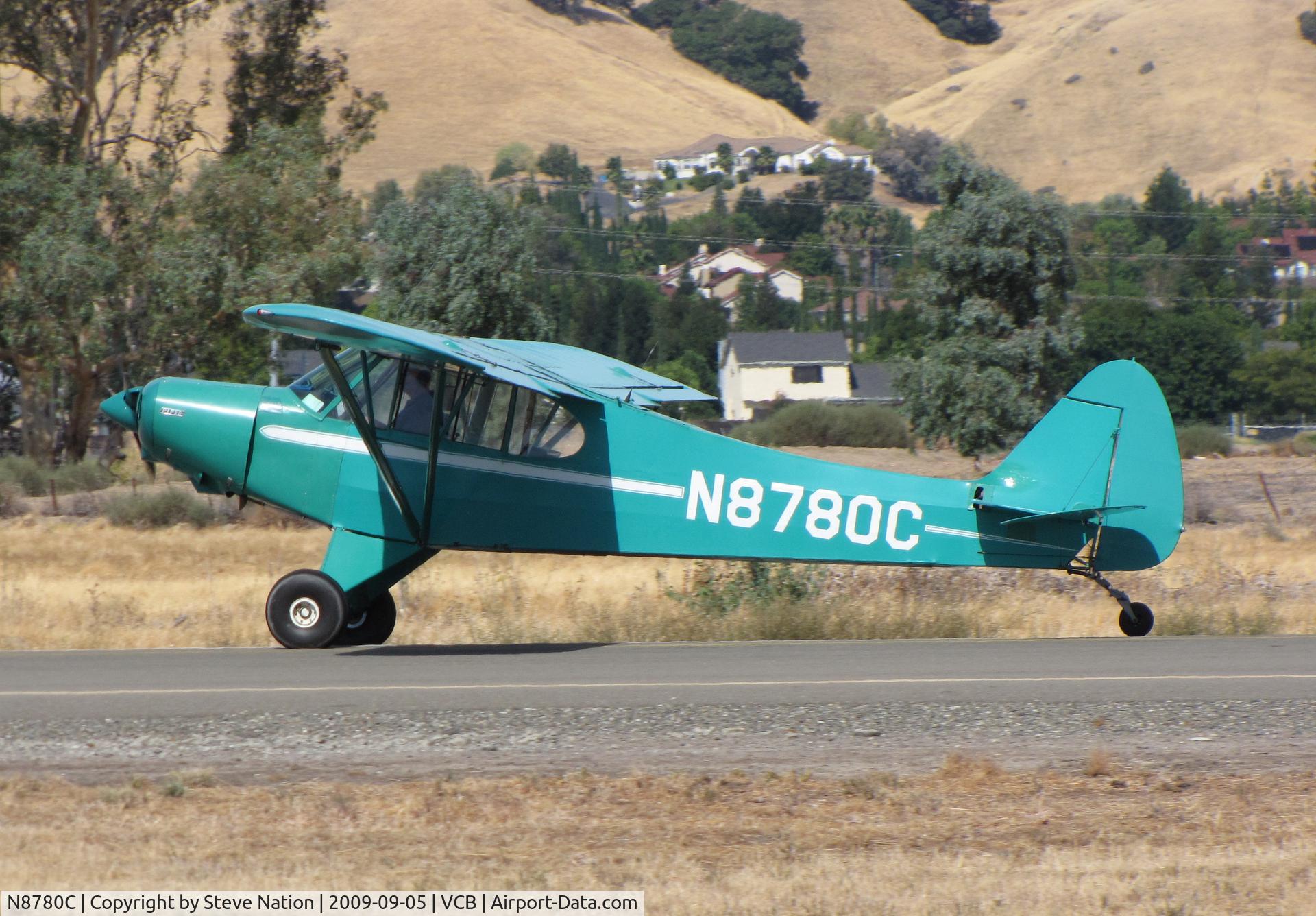 N8780C, 1953 Piper PA-18A Super Cub C/N 18-2875, 1953 Piper PA-18A rolling-out @ 